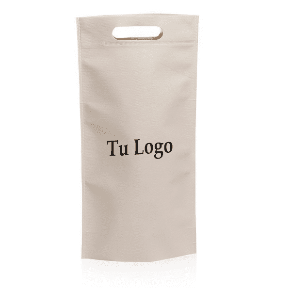 Eco Bolsa 20X40X10 Para 1 Vino Manija Riñon c/Tu Logo