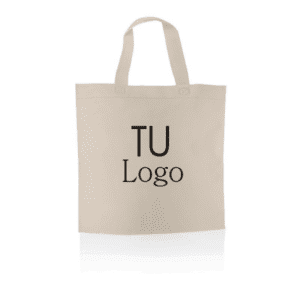 Eco Bolsa 30X30X10 Manija Tiras, Con Impresión