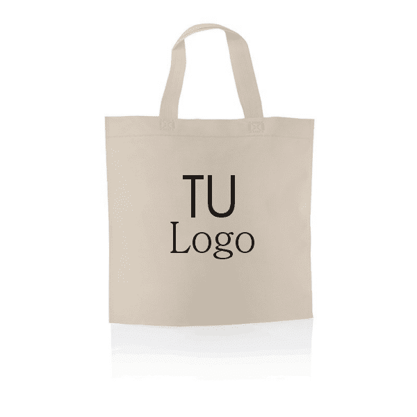 Eco Bolsa 30X30X10 Manija Tiras, Con Impresión
