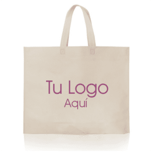 Eco Bolsa 60X50X10 Manija Tiras, Con Impresión