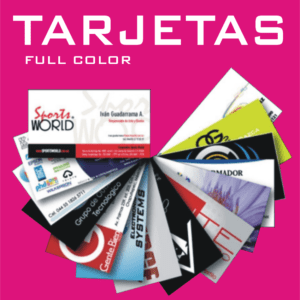 Tarjetas Full Color Personales o Comerciales