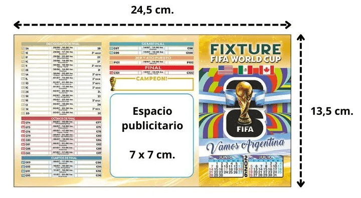 Fixture Mundial Futbol 2026 - CON TU LOGO - Image 3