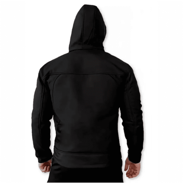 Campera de Softshell Premium (Tipo Neoprene) Negra - Image 3