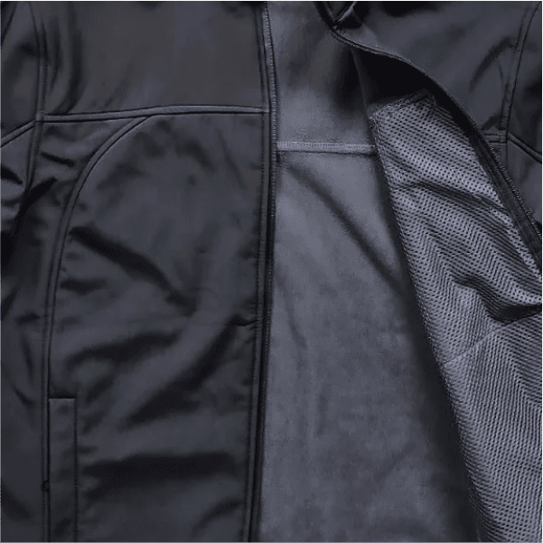 Campera de Softshell Premium (Tipo Neoprene) Negra - Image 5